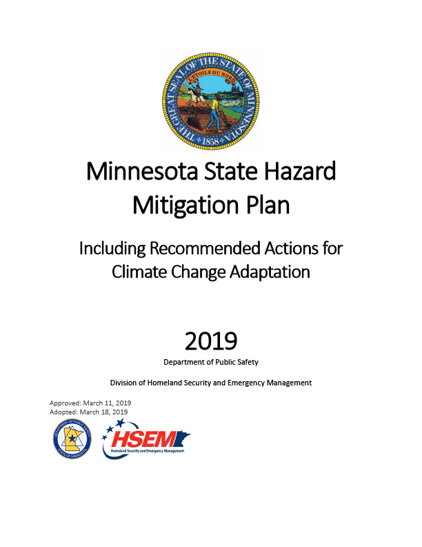 State Hazard Mitigation Plan and Recommended Actions for Climate Change Adaptation | State of Minnesota