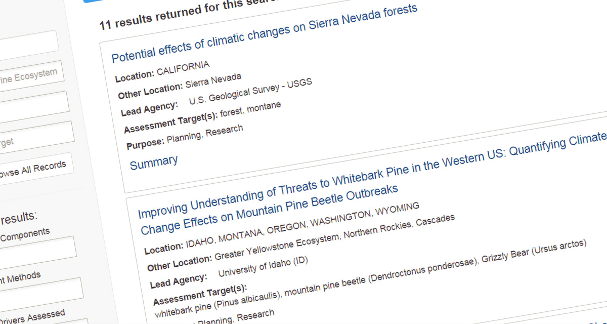 Climate Registry for the Assessment of Vulnerability (CRAVe)