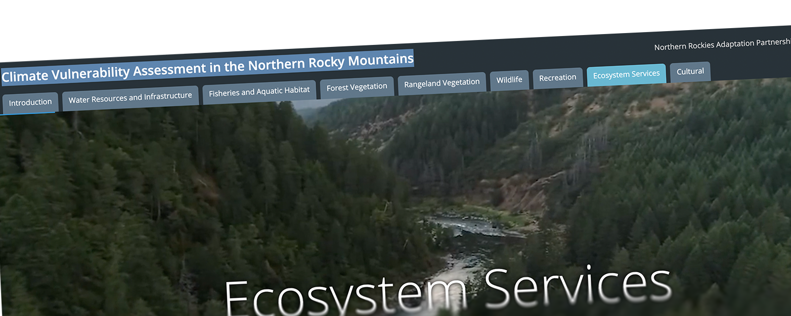 Climate Vulnerability Assessment in the Northern Rocky Mountains