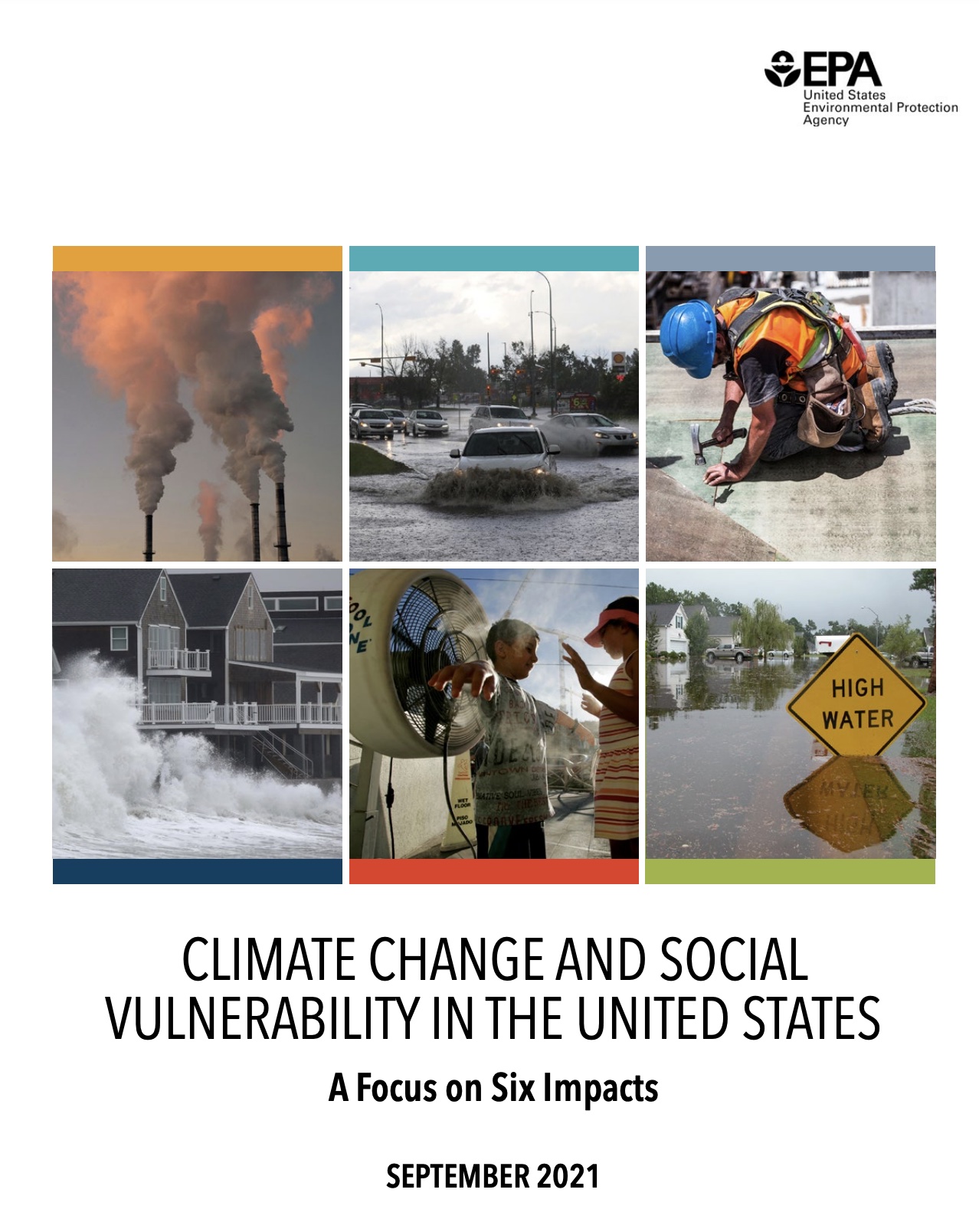 Climate Change and Social Vulnerability in the United States: A Focus on Six Impacts
