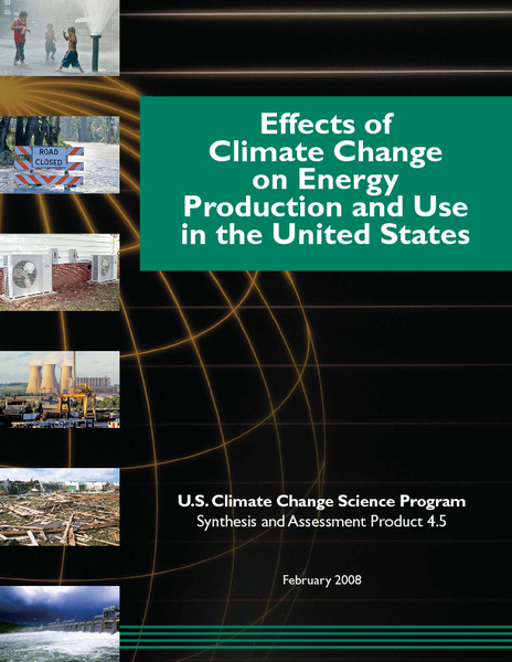 Effects of Climate Change on Energy Production and Use in the United States