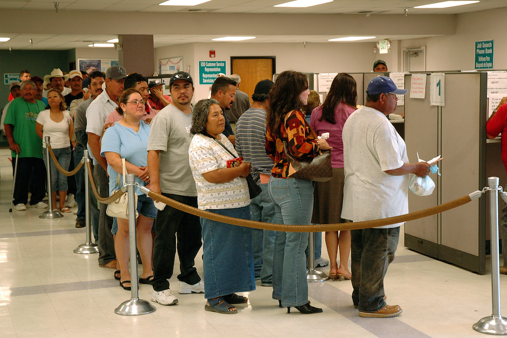 Unemployment line | U.S. Climate Resilience Toolkit