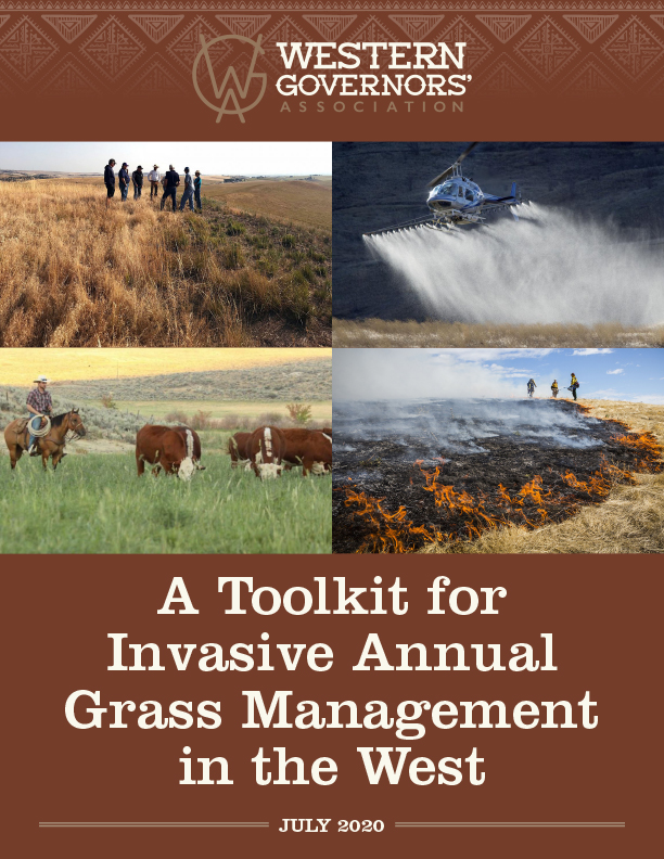 A Toolkit for Invasive Annual Grass Management in the West