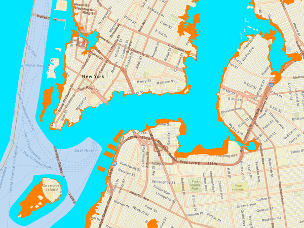Flood Warning Areas Map