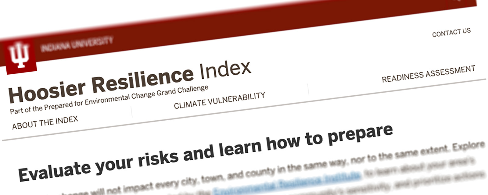 Hoosier Resilience Index