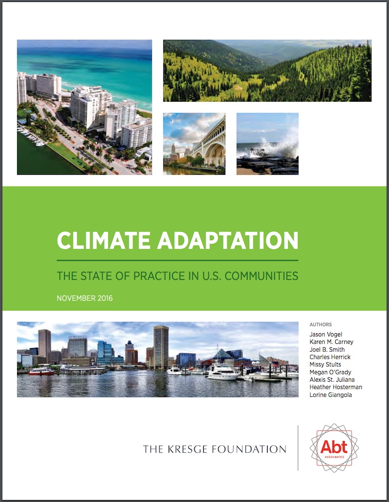 Climate Adaptation: The State of Practice in U. S. Communities
