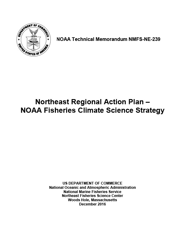 NOAA Fisheries Climate Science Strategy | Northeast Regional Action Plan