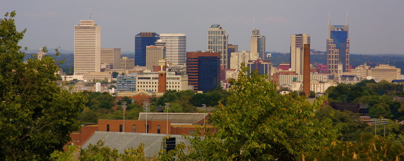 Nashville Skyline Urban skyline of high-rise buildings