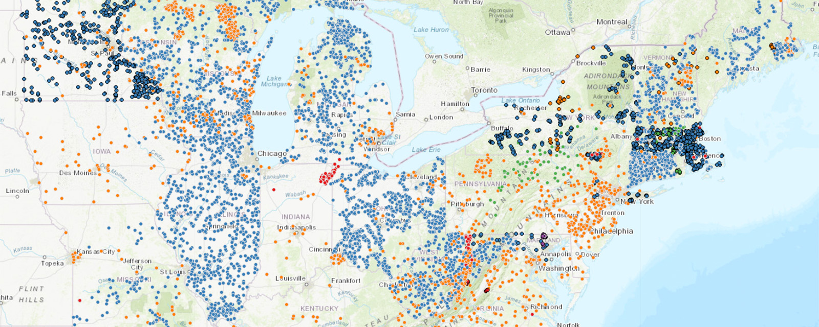 NorEaST: Stream Temperature Data Inventory