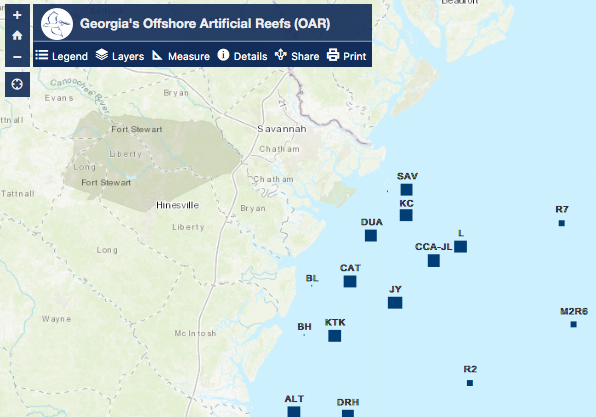 Georgia Habitat and Restoration Interactive Maps