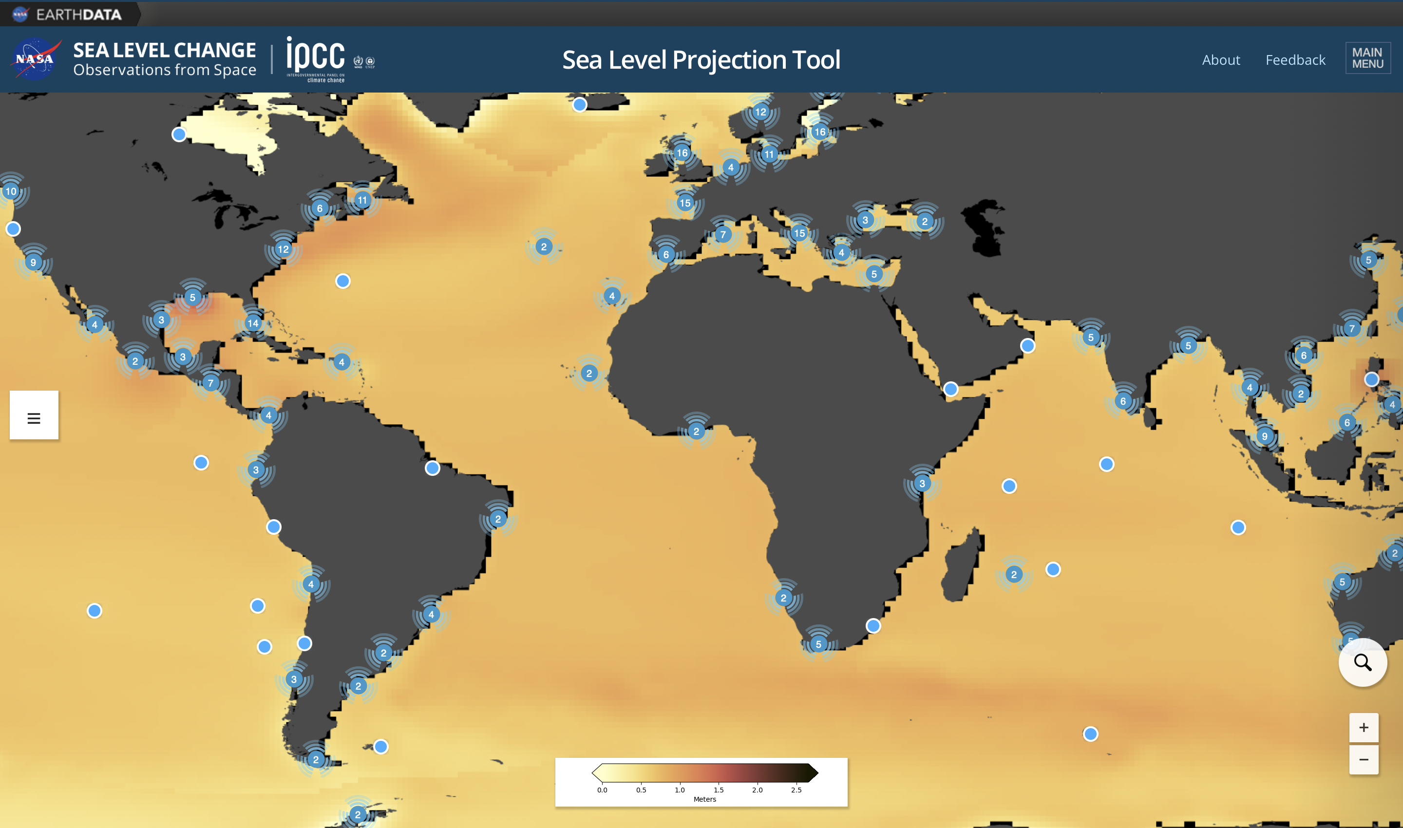 IPCC AR6 Sea Level Projection Tool