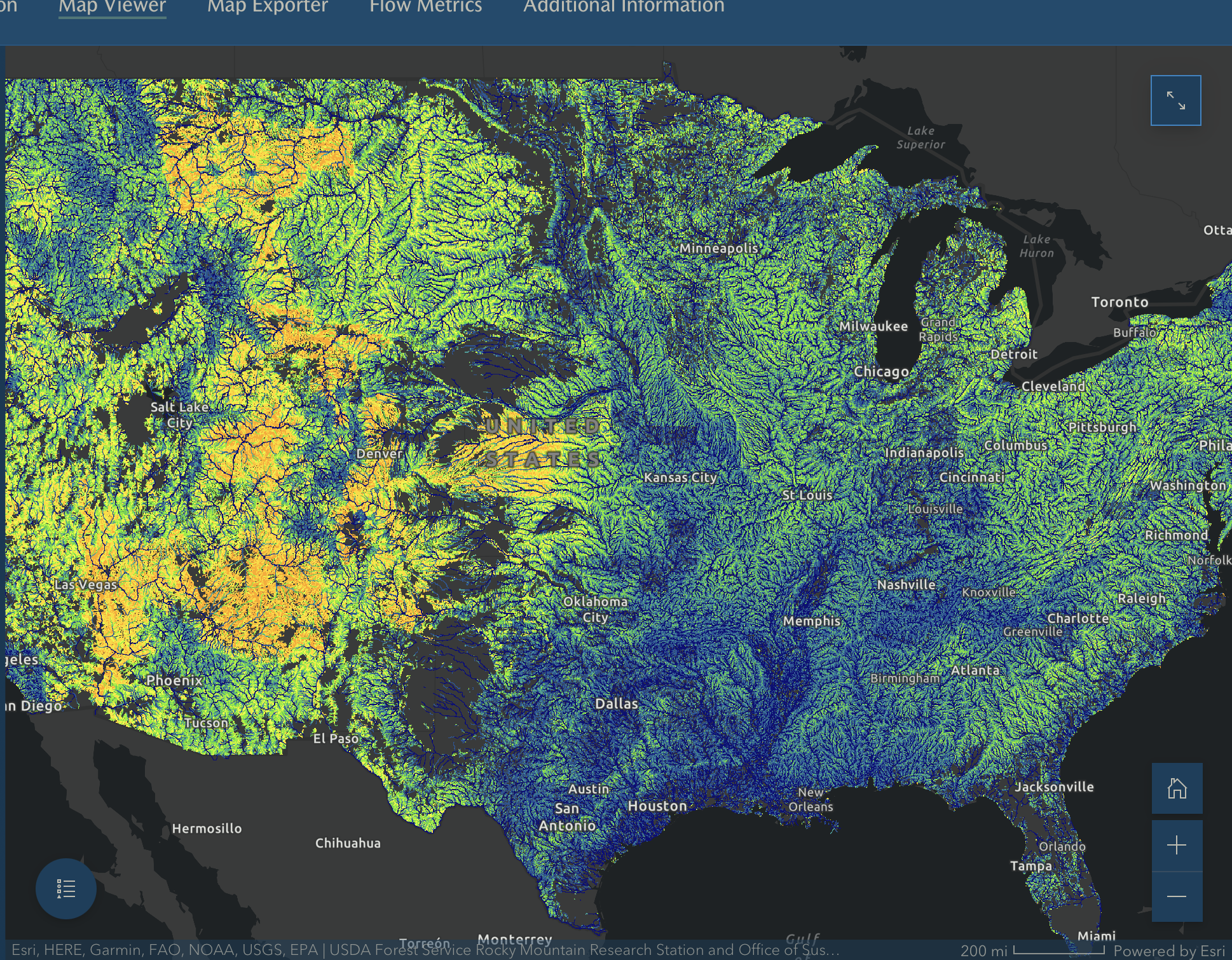 USFS Climate Gallery - Streamflow in a Changing Climate StoryMap