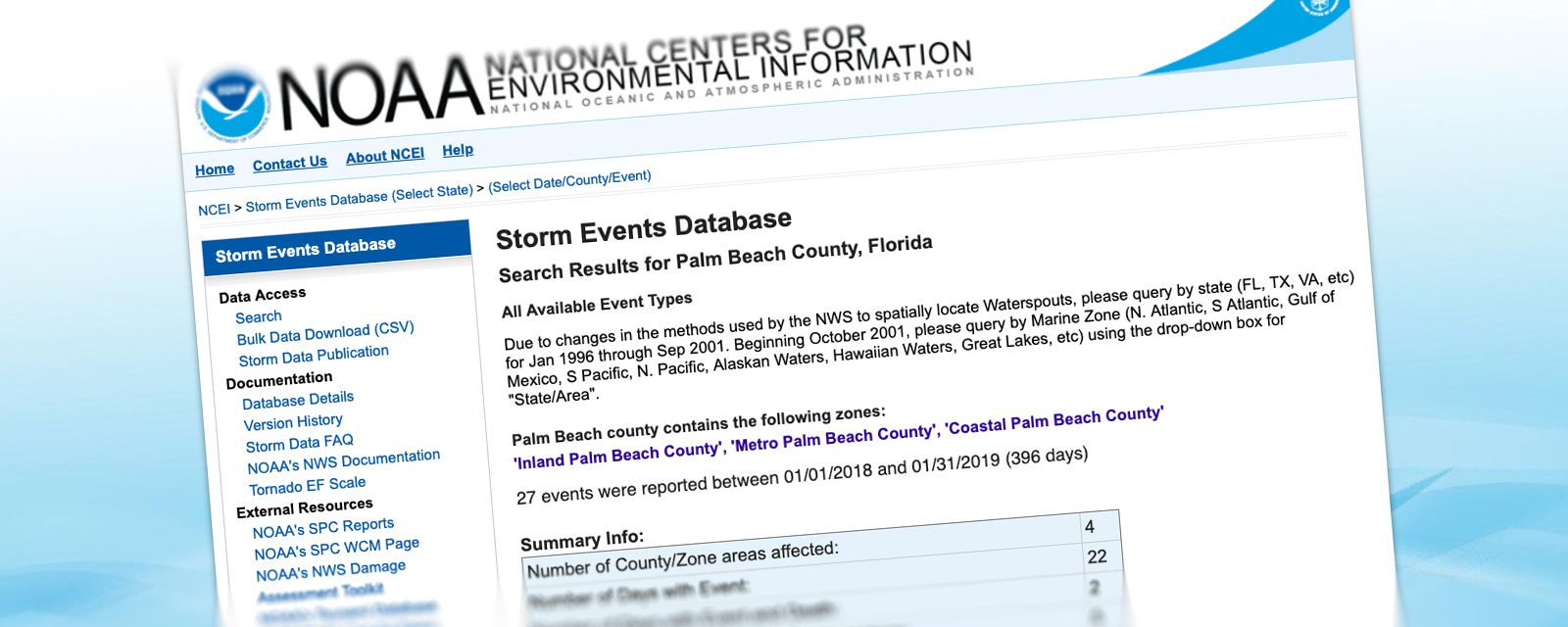 Storm Events Database