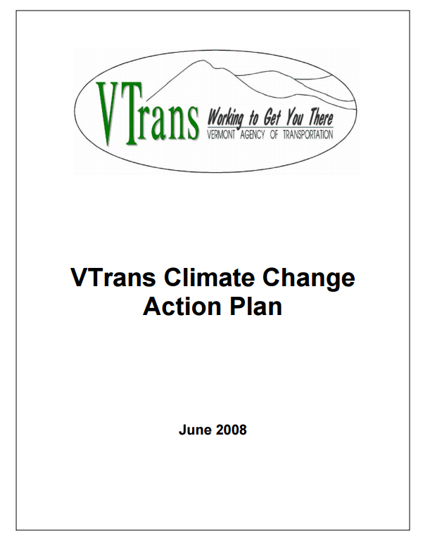 Climate Change Action Plan | State of Vermont