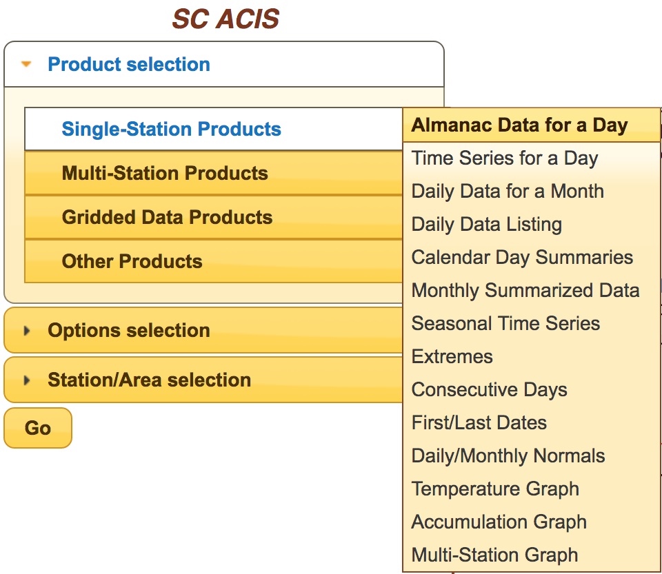 SC-ACIS - Applied Climate Information System