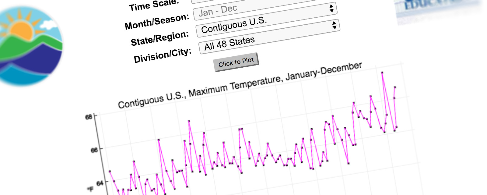 Climate at a Glance Application