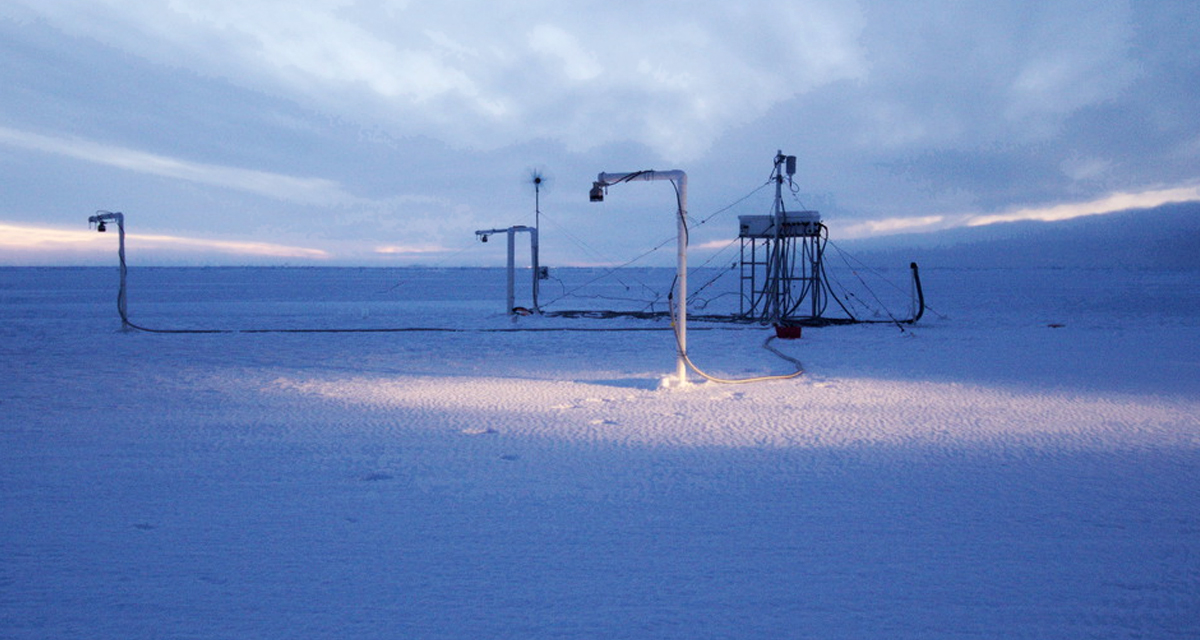 Barrow Sea Ice Thickness and Sea Level Webcam and Radar