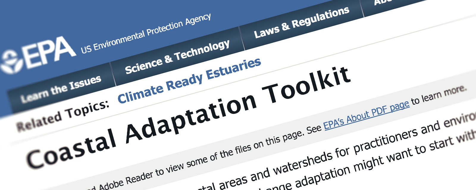 Coastal Adaptation Toolkit