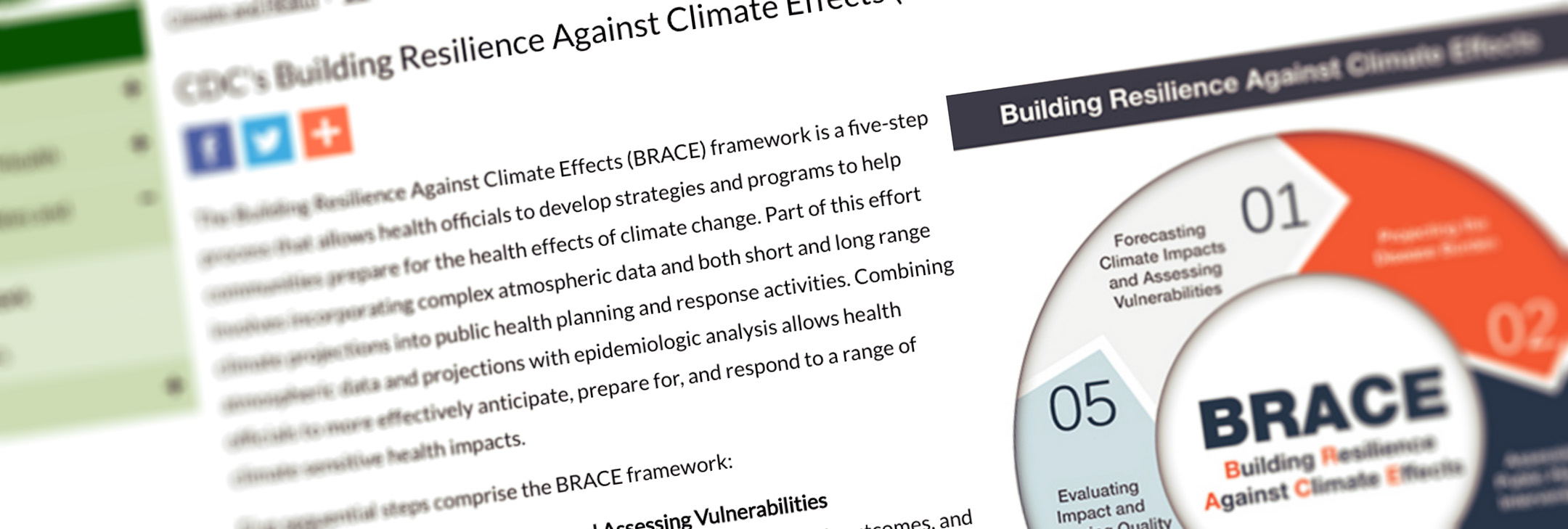 Building Resilience Against Climate Effects (BRACE) Framework
