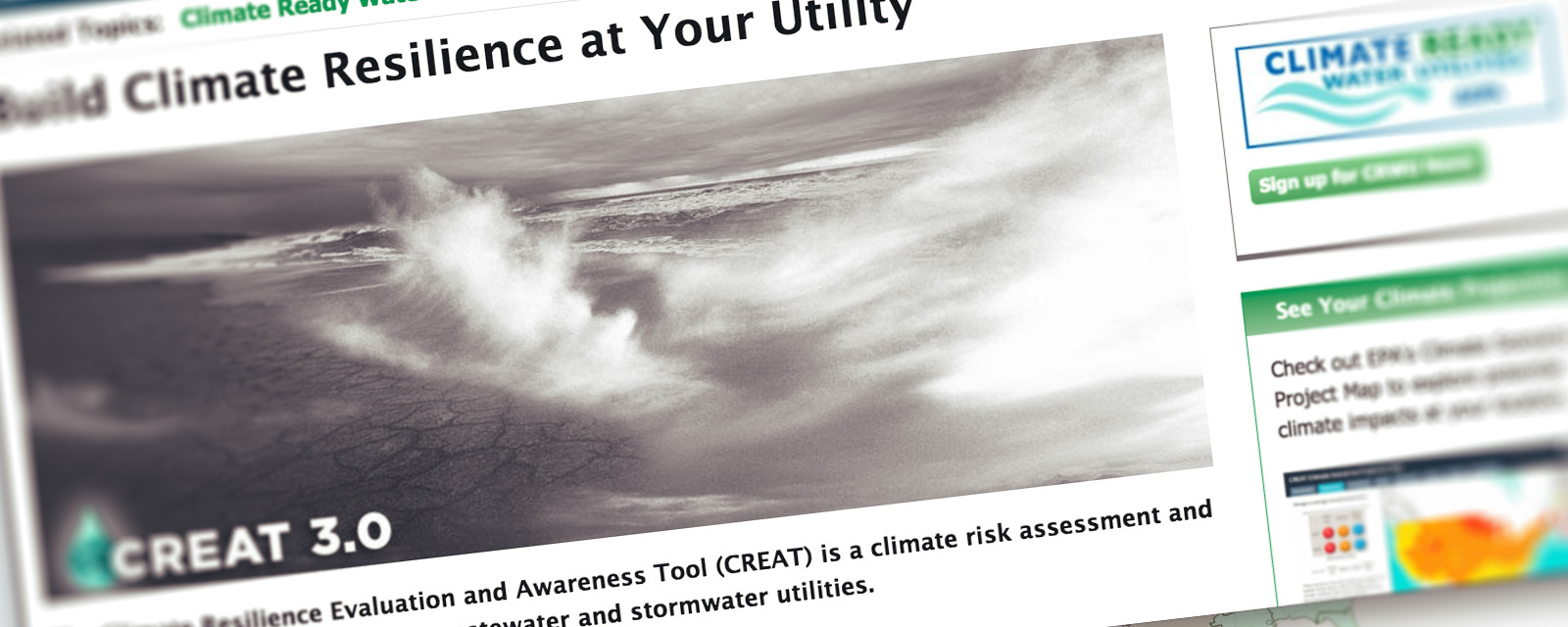 Climate Resilience Evaluation & Awareness Tool (CREAT)