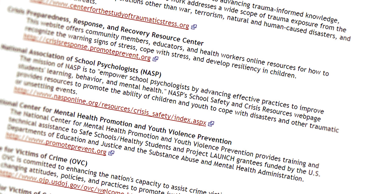 Disaster Behavioral Health Information Series 