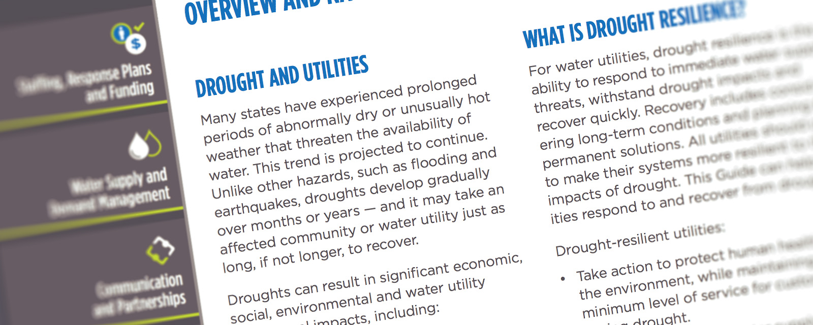 Drought Response and Recovery: A Basic Guide for Water Utilities