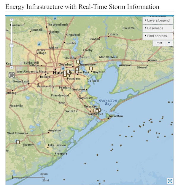 Energy Infrastructure with Real-Time Storm Information