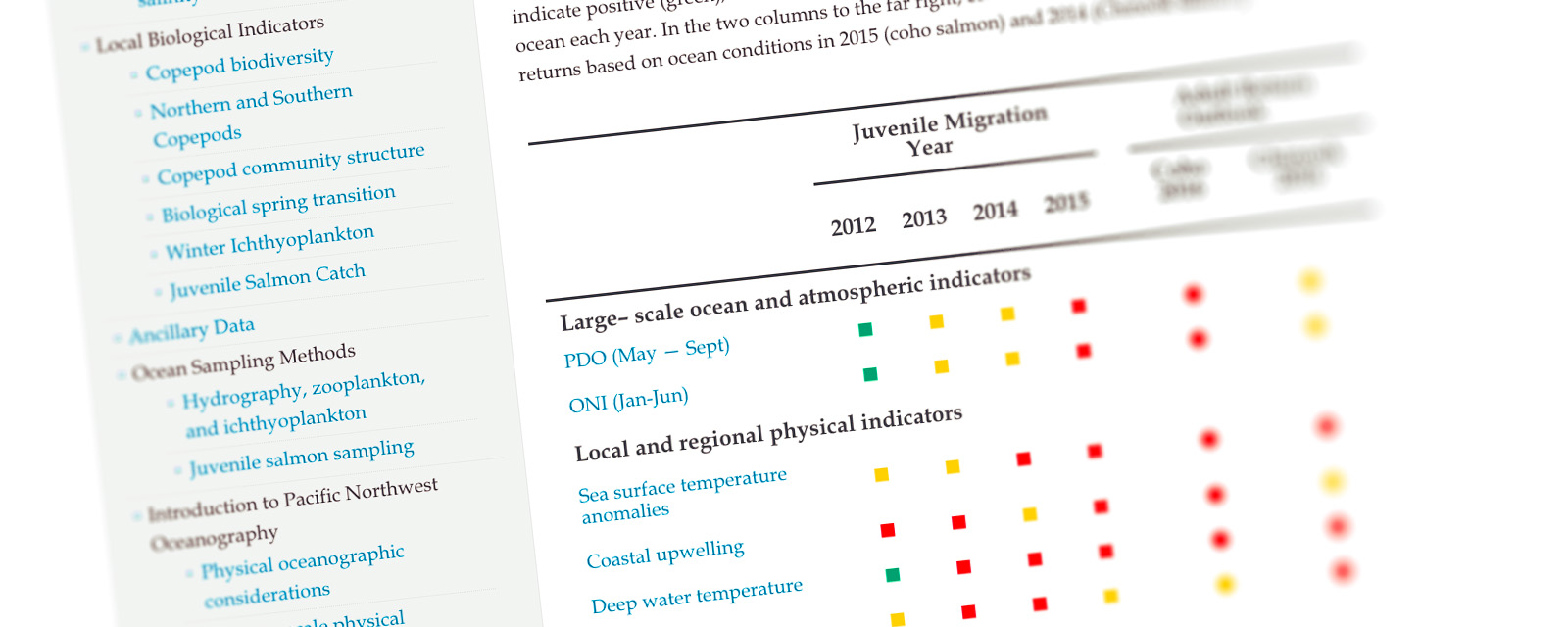 Ocean Ecosystem Indicators