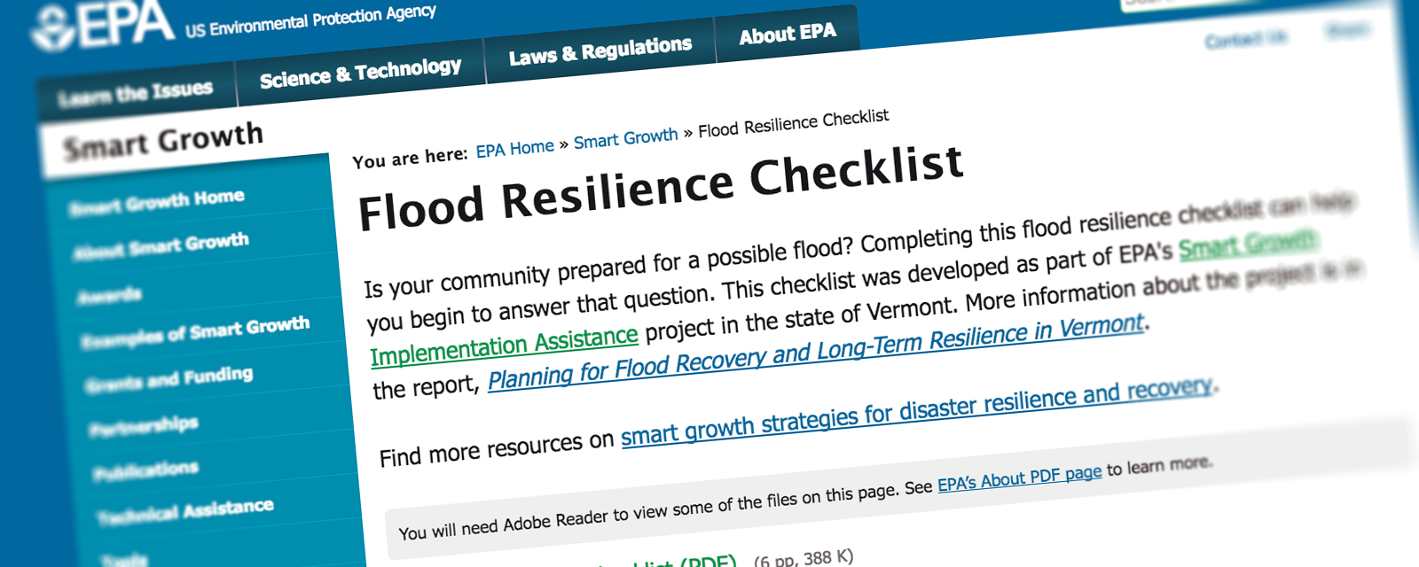 Flood Resilience Checklist