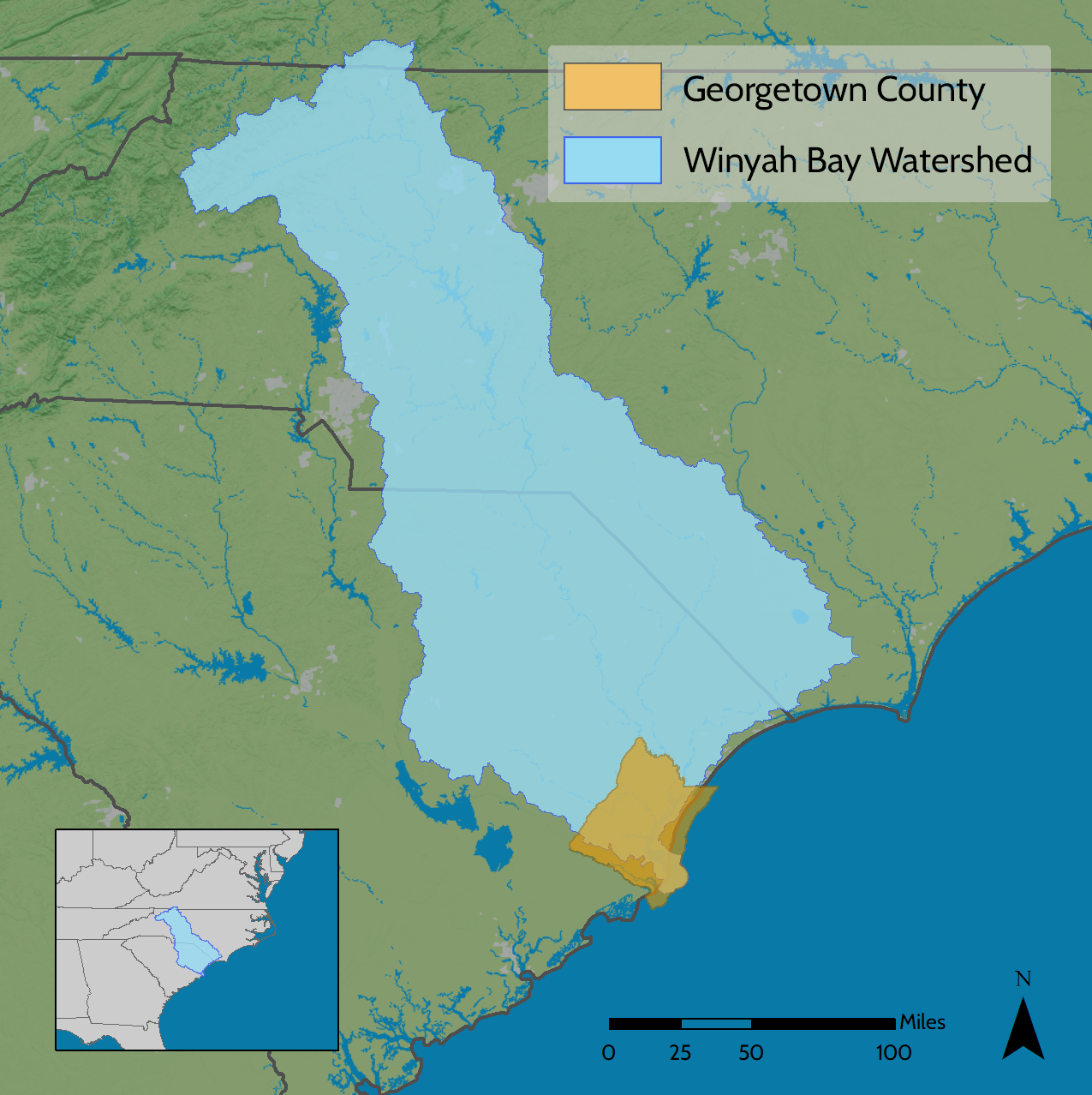 the-winyah-bay-watershed-and-georgetown-county-sc-u-s-climate