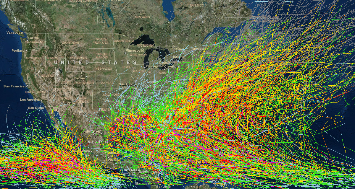 Historical Hurricane Tracks