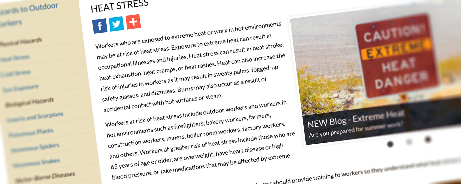 Heat Stress Toolkit