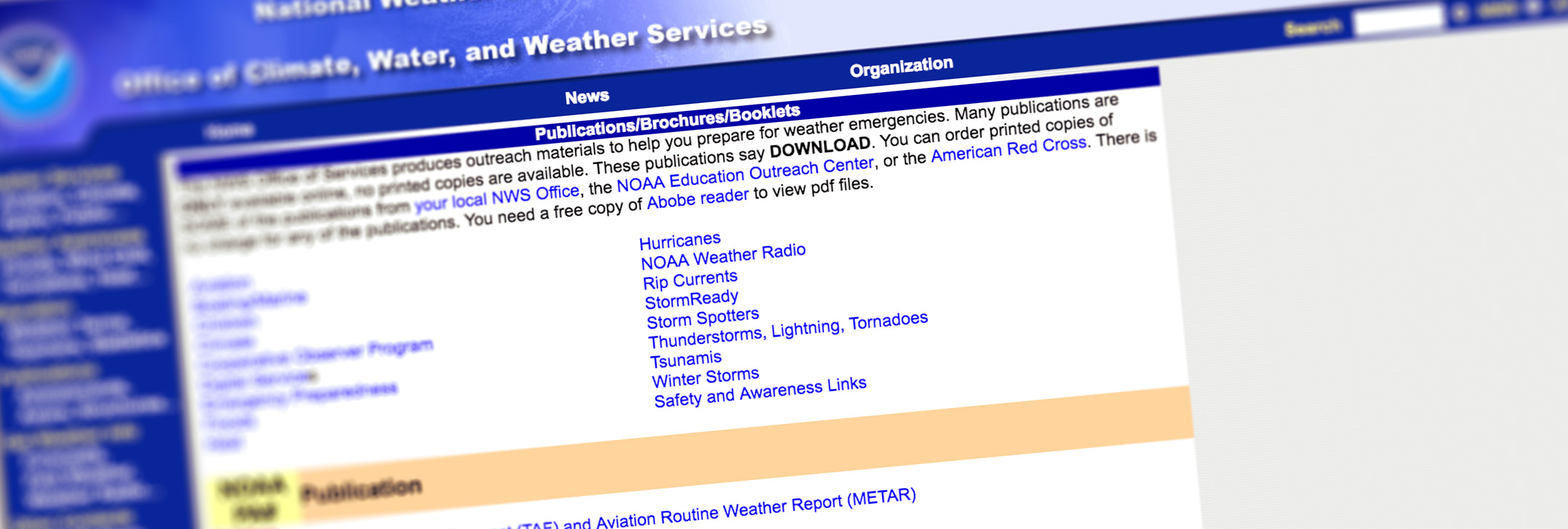 National Weather Service | Office of Services Publications