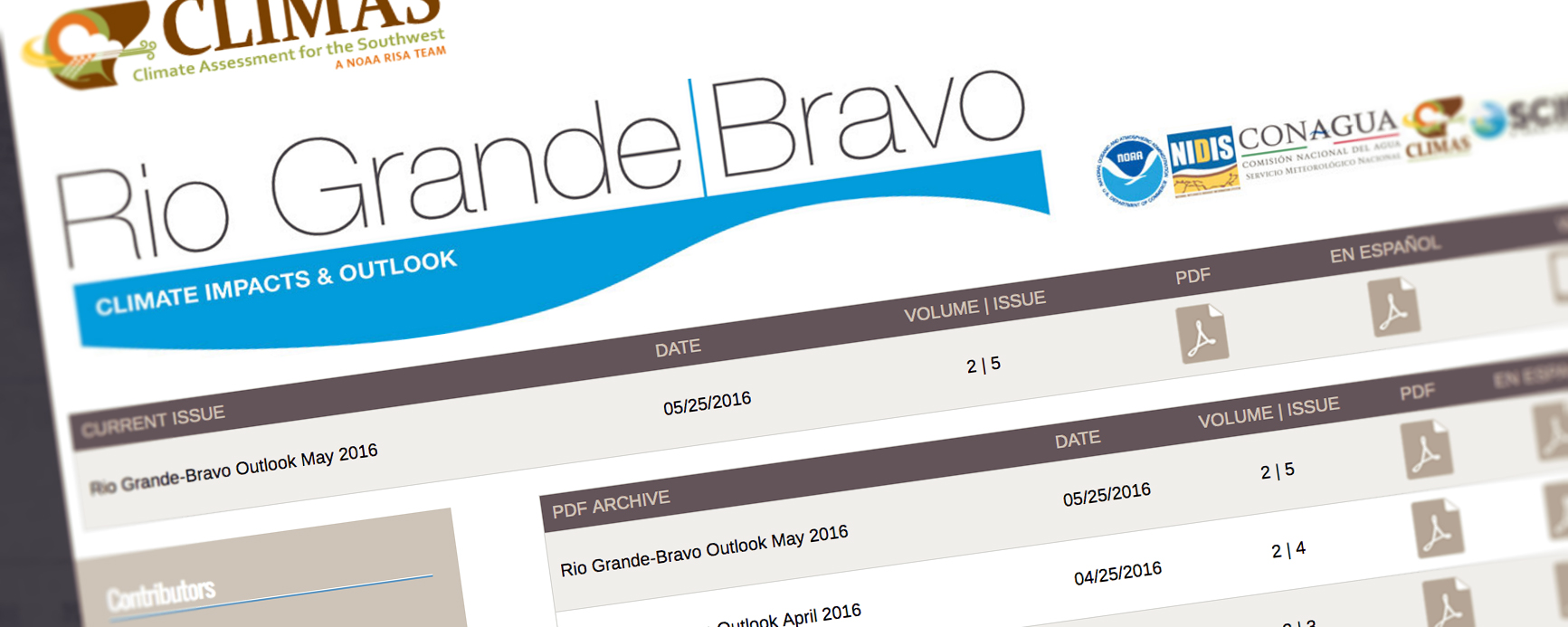 Rio Grande-Bravo Climate Impacts and Outlook