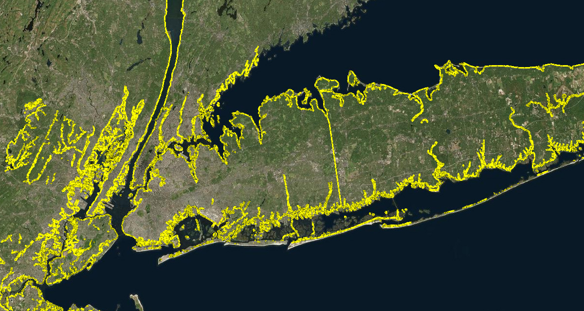 Hurricane Sandy Flood Map