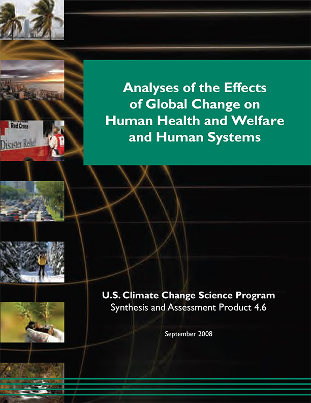 Analyses of the Effects of Global Change on Human Health and Welfare and Human Systems