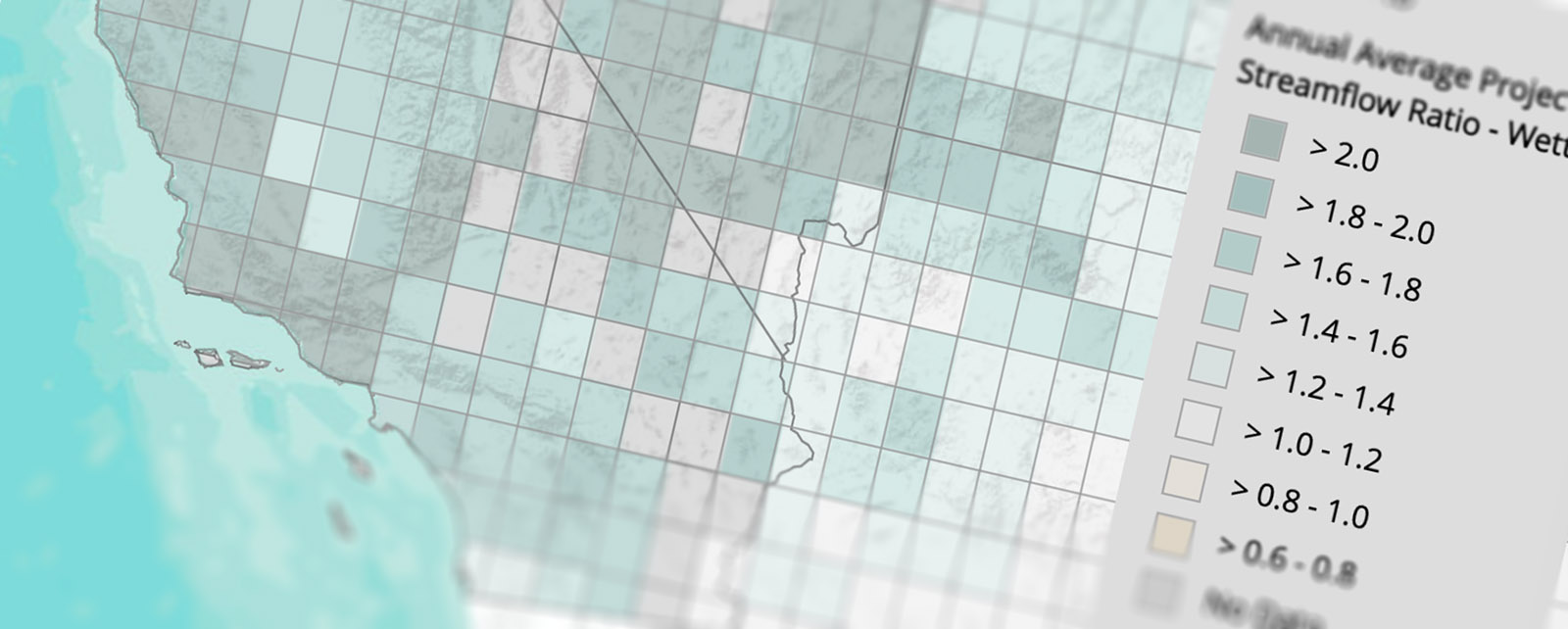 Climate Resilience Evaluation and Awareness Tool (CREAT) Streamflow Projections Map