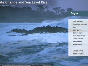 Promo image for the course Climate Change and Sea Level Rise