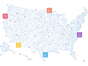 Map of U.S.