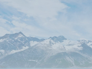 Snowy mountain tops