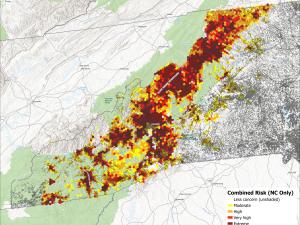 Screenshot of the Hurricane-Helene-Strategic-Wildfire-Rapid-Risk-Assessment