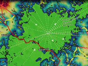 Colorful map visualization