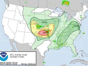 Storm Prediction Center map
