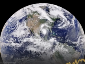 satellite image of earth on cover of slide