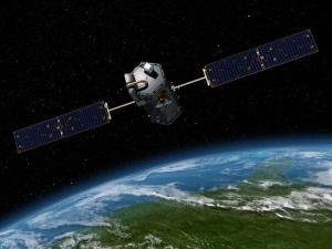 satellite in orbit
