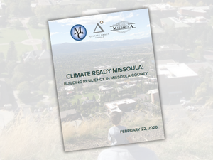 Missoula Regional Adaptation Strategy plan cover
