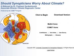 Promo image for the course Should Synopticians Worry About Climate?