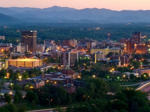 Panorama of downtown Asheville, North Carolina Panorama of downtown Asheville, North Carolina