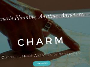Screen capture from the CHARM home page