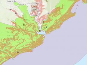 Screen capture from the tool